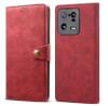 Lenuo Leather flipové pouzdro pro Xiaomi 13 Pro červená 