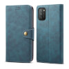 Lenuo Leather flipové pouzdro pro Xiaomi Poco M3, modrá 
