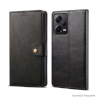 Lenuo Leather flipové pouzdro pro Xiaomi Redmi 13C černá 