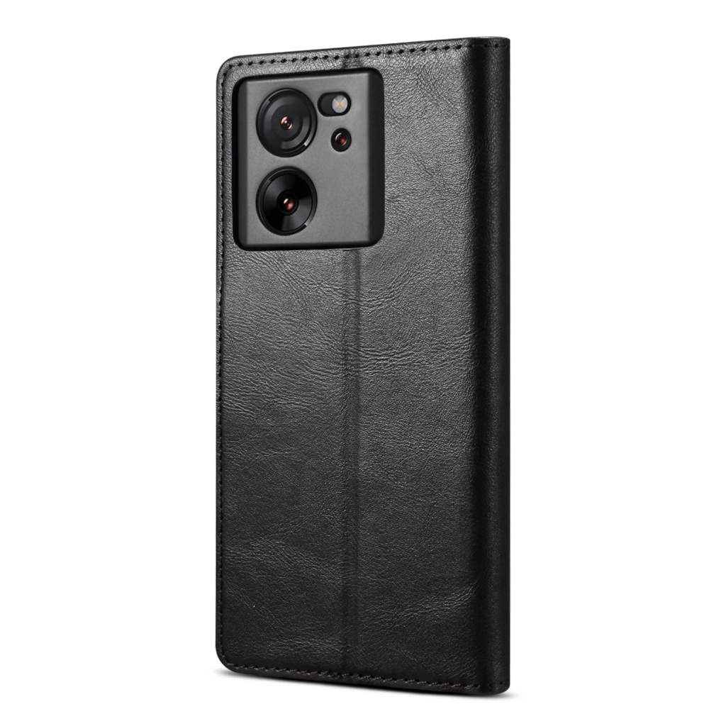 Lenuo Leather flipové pouzdro pro Xiaomi 13T/ 13T Pro černá 