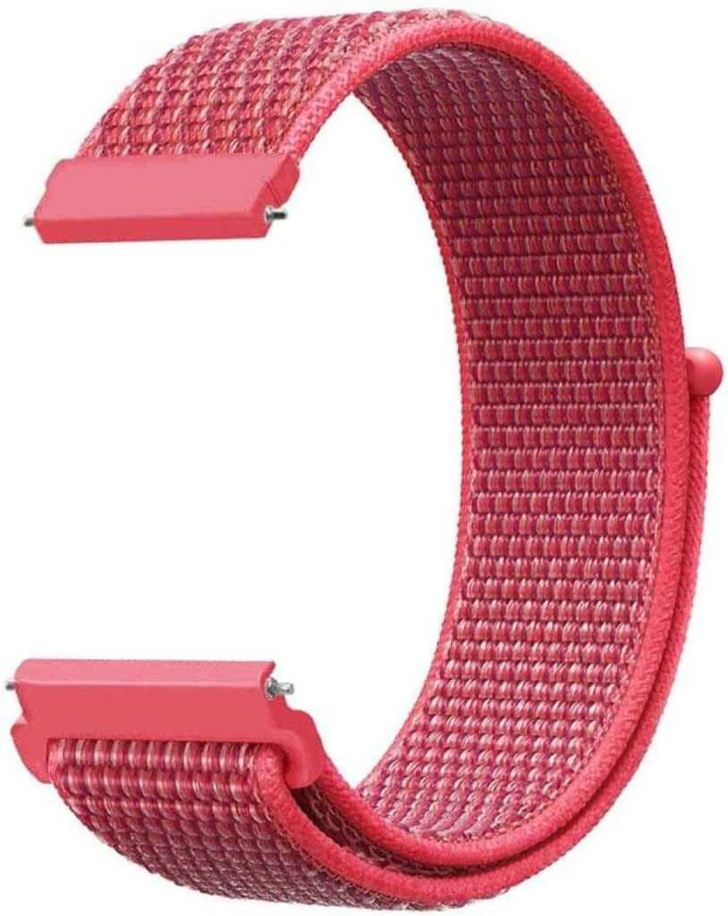 Lenuo originální nylonový strap 22 mm červená 