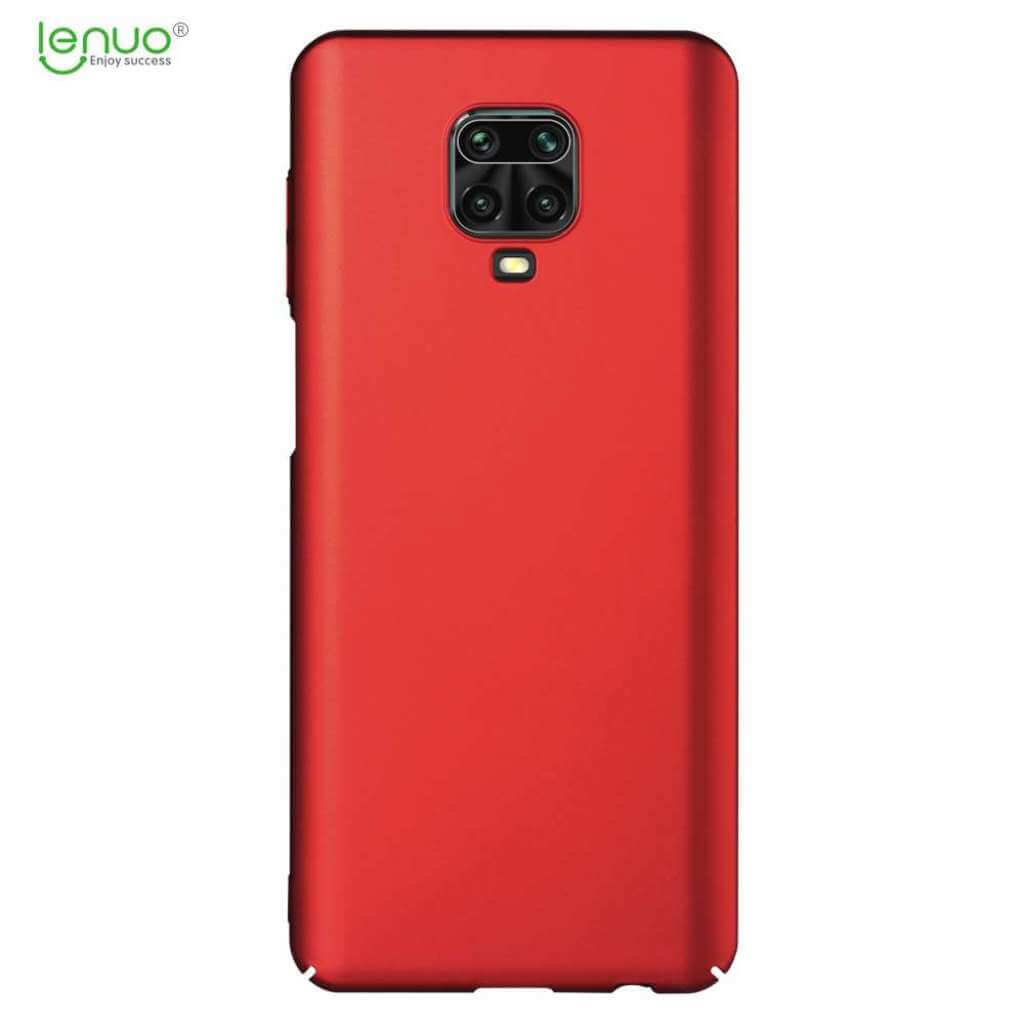 Obal Lenuo Leshield pro Xiaomi Redmi Note 9 Pro/ Note 9S, červená 