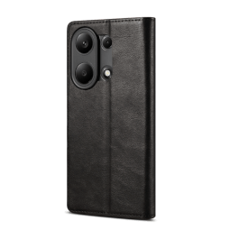 Lenuo Leather flipové pouzdro pro Xiaomi Redmi Note 13 Pro černá 