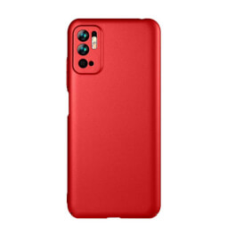 Lenuo Leshield obal pro Xiaomi Redmi Note 10 5G, červená 