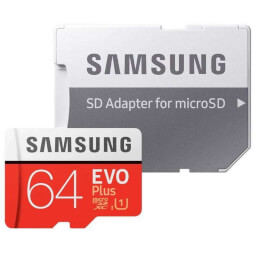 Samsung EVO Plus micro SDXC 64GB UHS-I U1 s adaptérem 