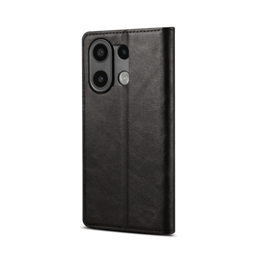 Lenuo Leather flipové pouzdro pro Xiaomi Redmi Note 13 černá 