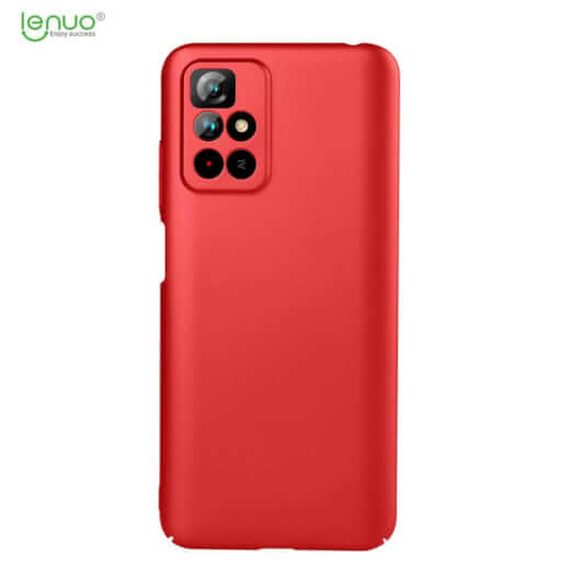 Lenuo Leshield obal pro Xiaomi Redmi 10 (cenovka redmi note 11 4g), červená 