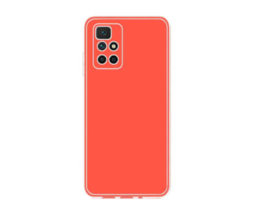 Ochranný TPU obal Lenuo pro Xiaomi Redmi 10 červený 