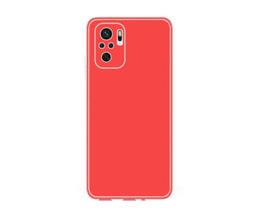 Ochranný TPU obal Lenuo pro Xiaomi Redmi Note 10, červený 