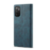Lenuo Leather flipové pouzdro pro Poco M3 Pro 5G/Redmi Note 10 5G, modrá 