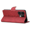 Lenuo Leather flipové pouzdro pro Xiaomi Redmi Note 13 červená 