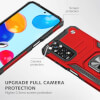 Lenuo Union Armor obal pro Xiaomi Redmi Note 11/11S, červená 