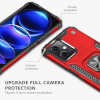 Lenuo Union Armor obal pro Xiaomi Redmi Note 12 5G červená 