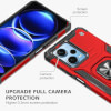 Lenuo Union Armor obal pro Xiaomi Redmi Note 12 Pro+ 5G, červená 
