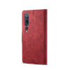 Pouzdro flipové Lenuo Leather  pro Xiaomi Mi 10, červená 