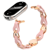 Xiaomi Smart Band 8 Strap kov/kůže Růžový 