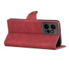 Lenuo Leather flipové pouzdro pro Xiaomi Redmi Note 12 červená 