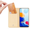 Dux Ducis flipové pouzdro pro Xiaomi Redmi Note 11/11S, zlatá 