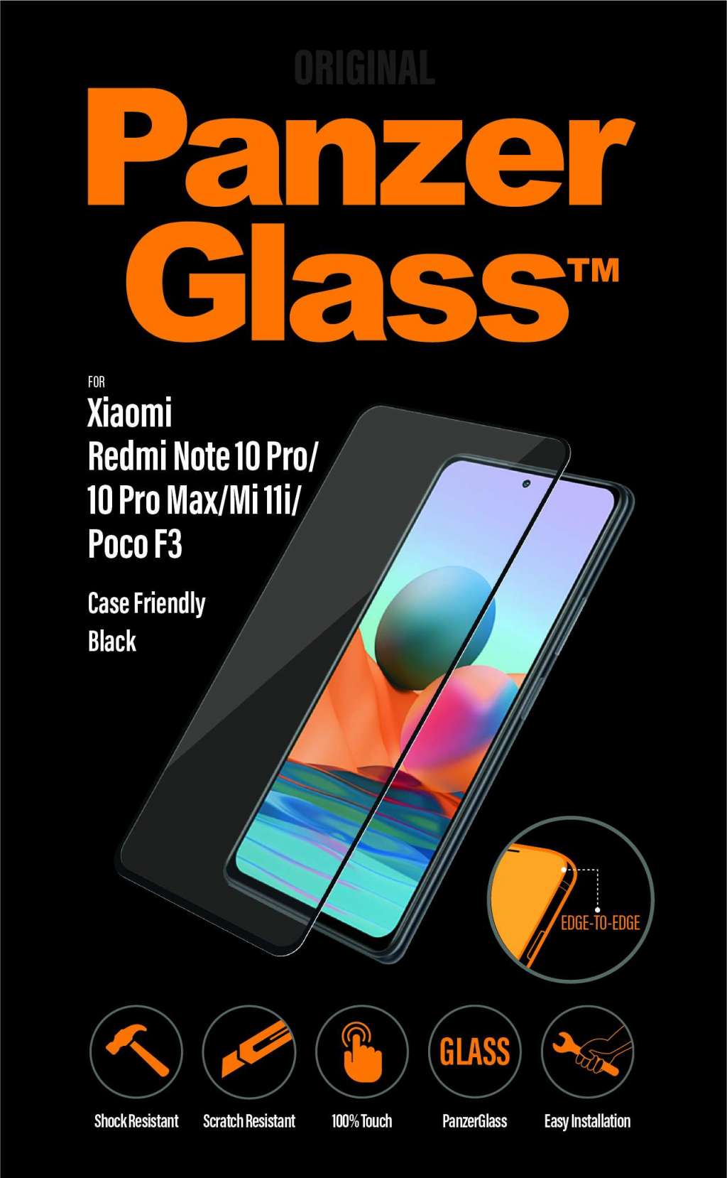Sklo PanzerGlass pro Xiaomi Redmi Note 10 Pro/Pro Max /Mi 11i /Poco F3